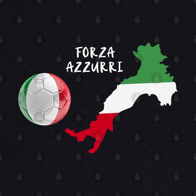 Italy soccer jersey italy football forza azzurri forza italia by JayD World